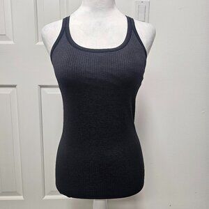 Lululemon Black Tank Top with Padded Bra Inserts - Size 4